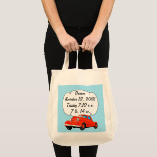 Bolsa Tote Estatísticas Personalizadas de Menino Clássico de 