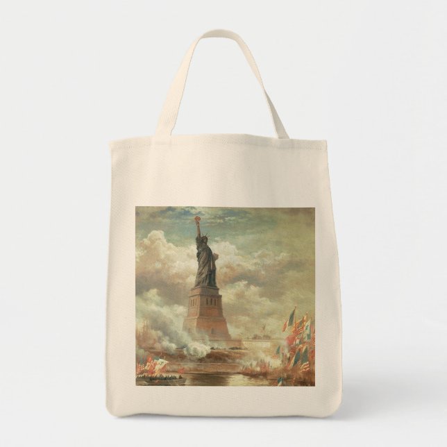 Bolsa Tote Estátua da liberdade (Frente)