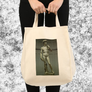 Bolsa Tote Estátua de Davi de Michelangelo