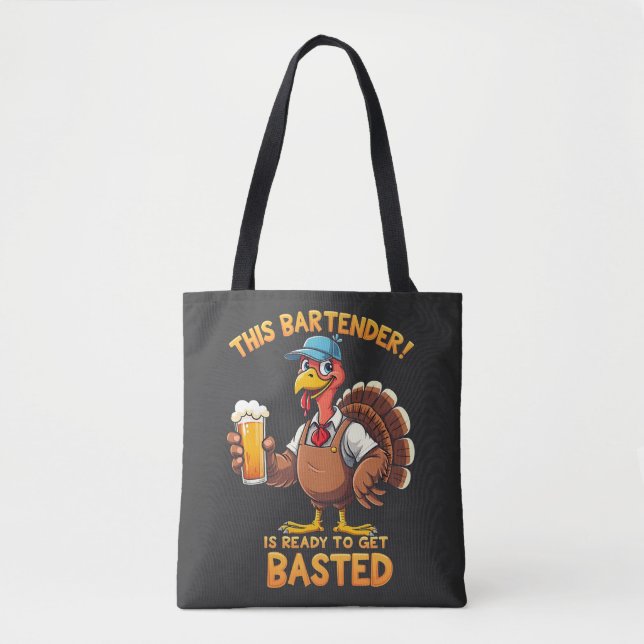 Bolsa Tote Este barman está pronto para ser morto (Frente)