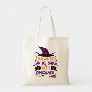 Bolsa Tote Este Bruxa Pode Ser Subornada Com Chocolate Hallow