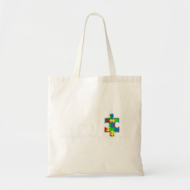 Bolsa Tote Este é o presente perfeito de camisa de defesa par (Frente)