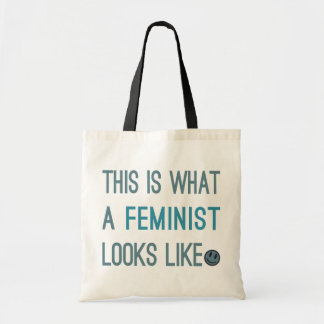 Bolsa Tote Este é o que uma feminista olha como as bolsas