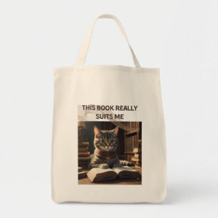 Bolsa Tote Este Livro Me Dá Mesmo Um Gato Engraçado