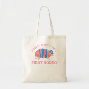 Bolsa Tote Este não é meu primeiro Pangolin do Rodeio