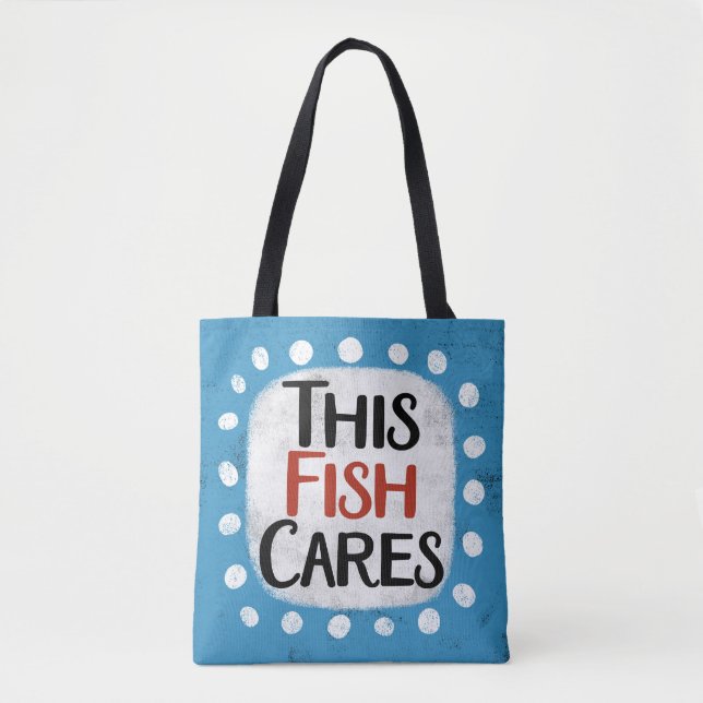 Bolsa Tote Este Peixe Prende Saco (Frente)