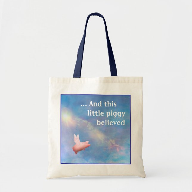 Bolsa Tote Este Pequeno Porquinho (Frente)