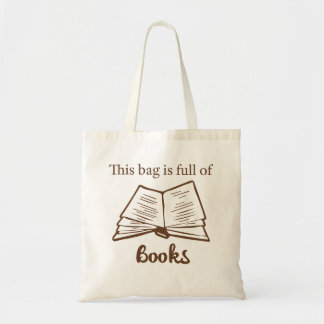 Bolsa Tote Este saco é cheio dos livros - saco de livro