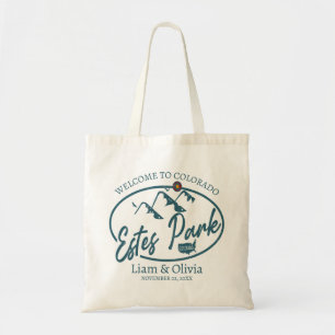 Bolsa Tote Estes Park Colorado Wedding Welcome Tote Bag