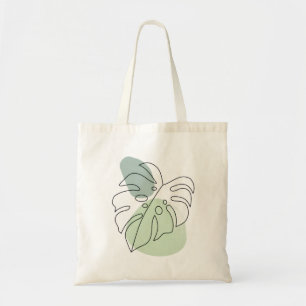 Bolsa Tote Estética Botânica Moderna
