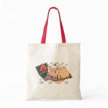 Bolsa Tote Estética Bulldog Cozy Burnout