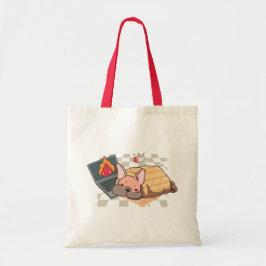 Bolsa Tote Estética Bulldog Cozy Burnout