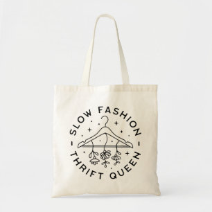 Bolsa Tote Estética da rainha da moda lenta