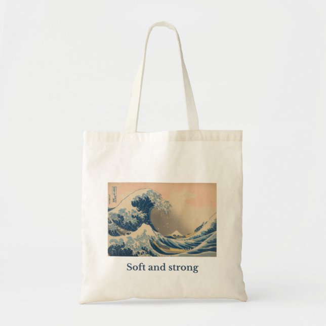 Bolsa Tote Estética “Suave e Forte” (Frente)