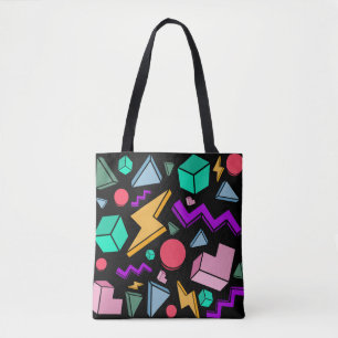 Bolsa Tote Estética Vintage Retro dos Anos 80