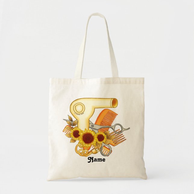 Bolsa Tote Esteticista de Girassóis (Frente)