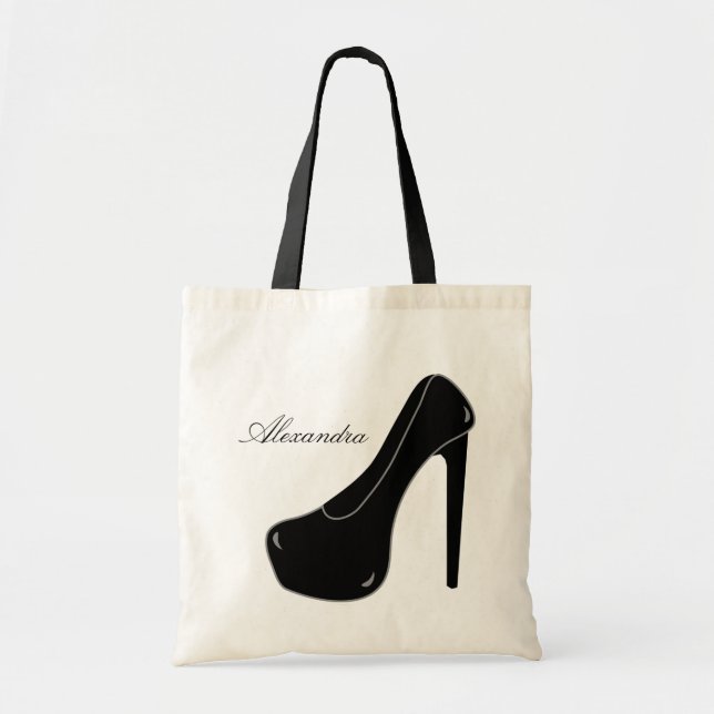Bolsa Tote Estilete preto (Frente)