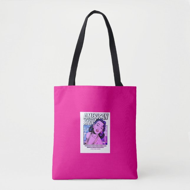 Bolsa Tote estilo americano (Frente)