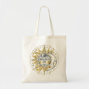 Bolsa Tote Estilo clássico da Astrologia da Divinação Sun&Moo