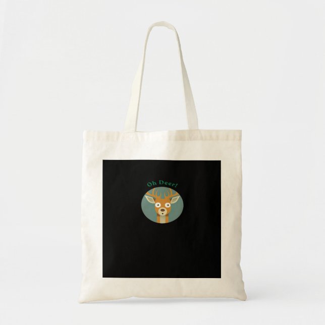 Bolsa Tote Estilo Criativo Oh Deer (Frente)