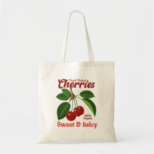 Bolsa Tote Estilo de Arte Gráfica Comercial da Fruta das Cere