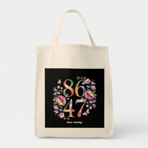 Bolsa Tote Estilo de Boho Floral Sutil 8647 Um Protesto Pacíf