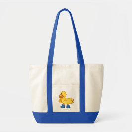 Bolsa Tote Estilo de cartoon de pato animal bonito