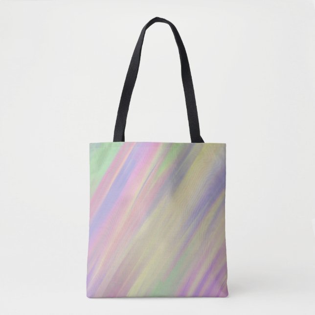 Bolsa Tote Estilo de Coluna com Várias Cores Fundo Misturado (Frente)