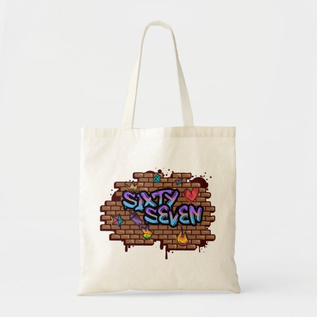 Bolsa Tote Estilo de Grafite 67 (Frente)