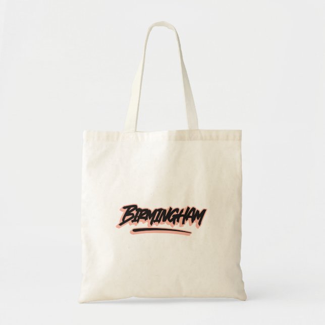Bolsa Tote Estilo de Grafite Birmingham (Frente)