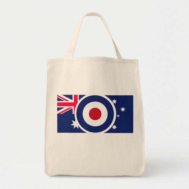Bolsa Tote Estilo de Patinete Alvo da Austrália Roundel (Frente)