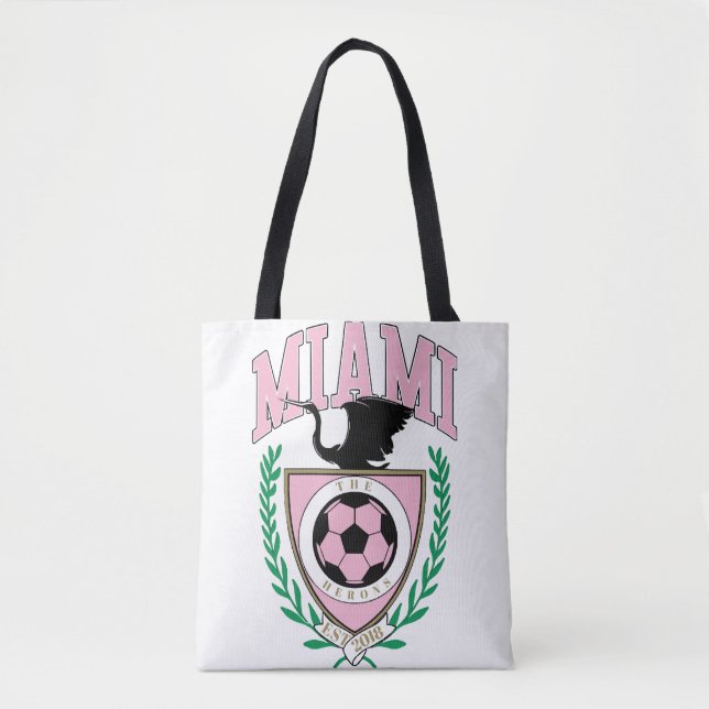 Bolsa Tote Estilo de Variação de Futebol de Miami (Frente)