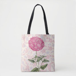 Bolsa Tote Estilo de Vintage - Cor de rosa - Hydrangea - Toal