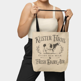 Bolsa Tote Estilo de Vintage Engraçado Piada de gado