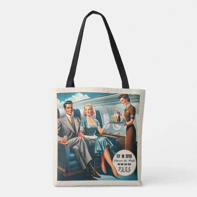 Bolsa Tote Estilo de Voo (Verso)