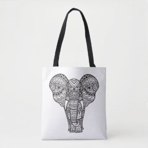 Bolsa Tote Estilo decorativo 2 do elefante