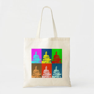 Bolsa Tote Estilo do pop art de Buddha