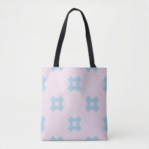 Bolsa Tote Estilo engraçado padrão geométrico sem costura com