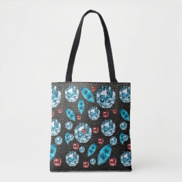 Bolsa Tote estilo gems amarelo