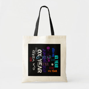 Bolsa Tote estilo Grafite Repetindo Ox Ano 2021 BTB