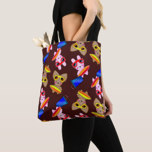Bolsa Tote Estilo Kawaii bonito no Japão Rabbit doce com rap