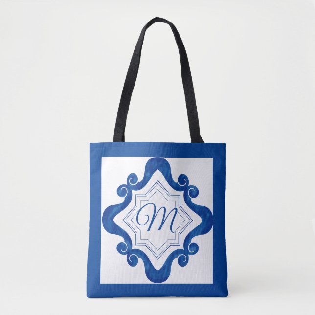 Bolsa Tote Estilo mediterrânico (Frente)