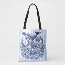 Estilo Náutico de Vida Oceânica Azul Vintage