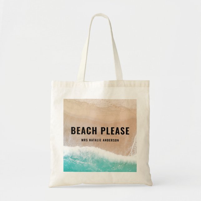 Bolsa Tote Estipografia engraçada de verão com presente de pr (Frente)