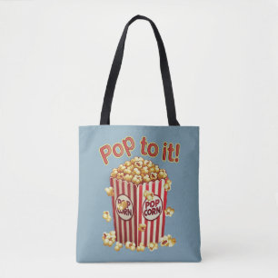 Bolsa Tote Estique-se com Estilo - "Pop a ele!"
