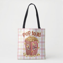 Bolsa Tote Estique-se com Estilo - "Pop a ele!"