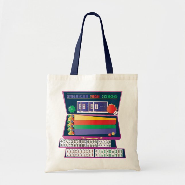 Bolsa Tote Estojo para Mah Jongg (Frente)