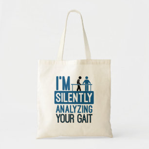 Bolsa Tote Estou a analisar silenciosamente a tua terapia fí