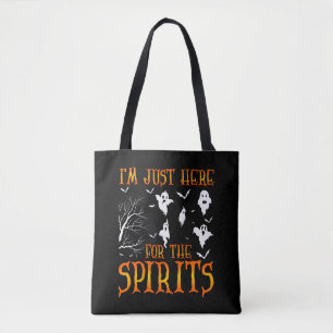 Bolsa Tote ESTOU AQUI PARA A CAMISA DE Halloween 2021