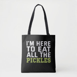 Bolsa Tote Estou aqui para comer todos os amantes do Vegan.